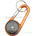 Metal Carabiner Compass Keychain For Climbing